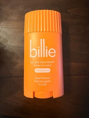 billie Santal Blossom All Day Deodorant in Bright Orange